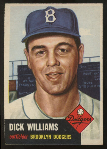 1953 Topps Dick Williams #125 EX/MT