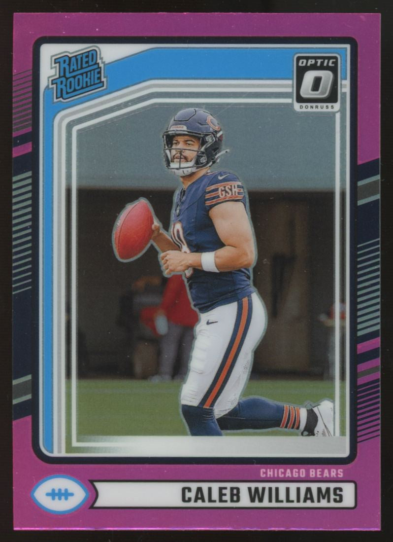 2024 Donruss Optic Caleb Williams RC Rated Rookie Pink #327