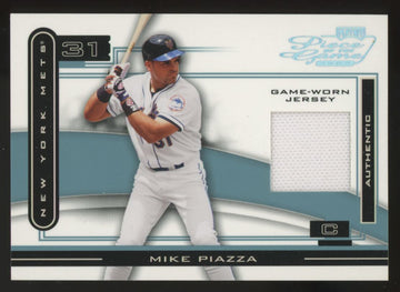 2003 Playoff Piece Of The Game Mike Piazza Platinum Jersey Patch /25 #POG-69
