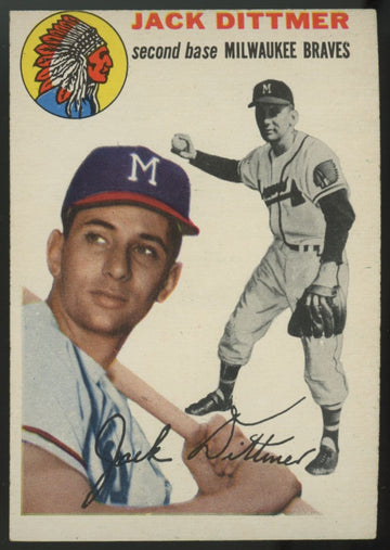 1954 Topps Jack Dittmer #53 EX/MT
