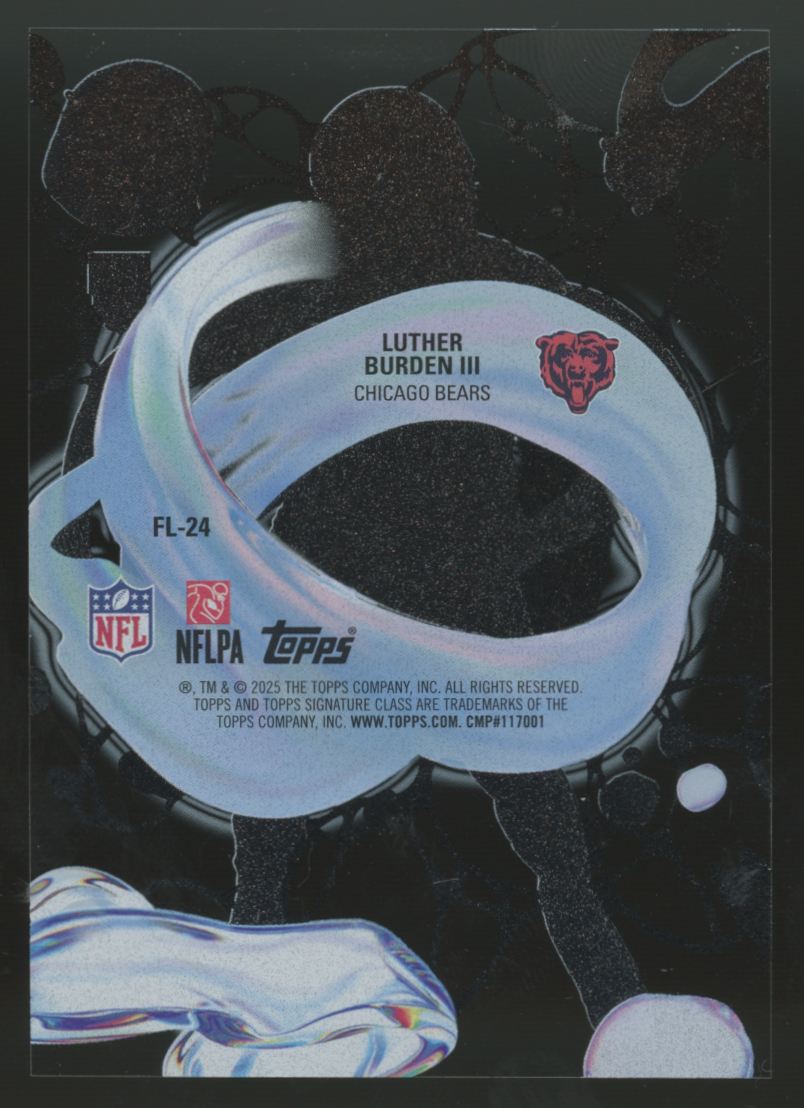 2025 Topps Signature Class Luther Burden III RC Fluidity SSP #FL-24