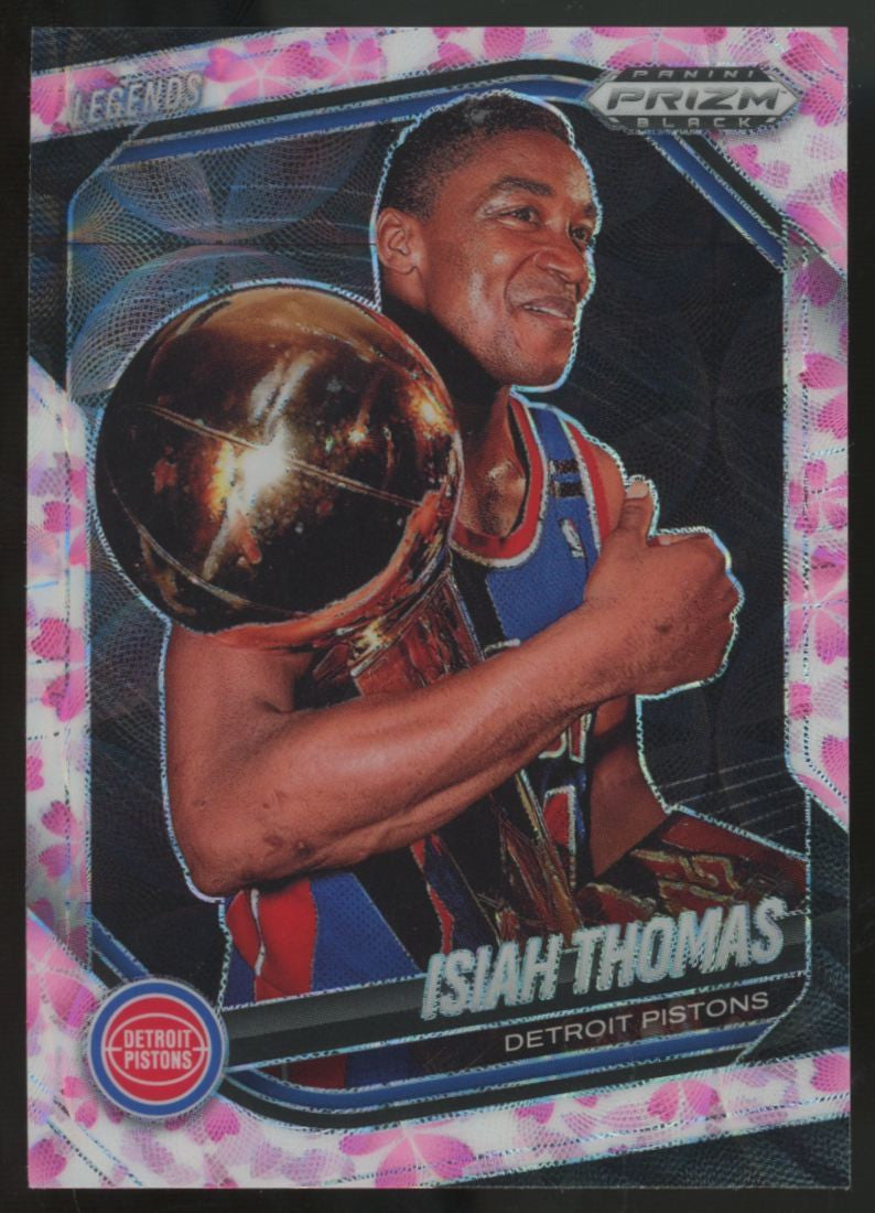 2024-25 Panini Prizm Black Isiah Thomas Legends Cherry Blossom /20 #293