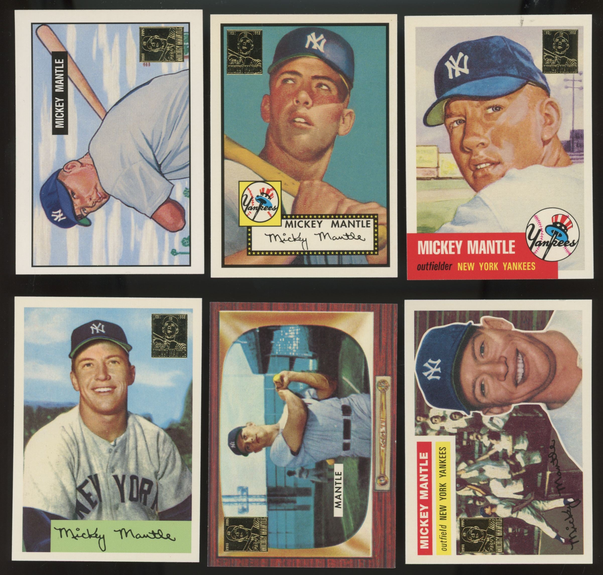 1996 Topps Mickey Mantle Complete Commemorative Set (19/19)