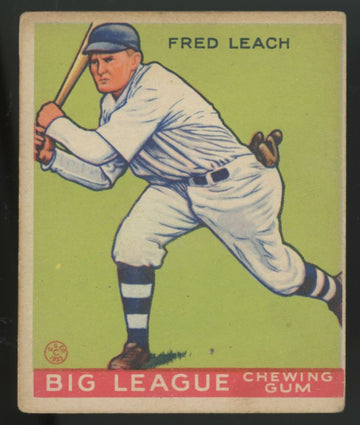 1933 Goudey Fred Leach #179 VG