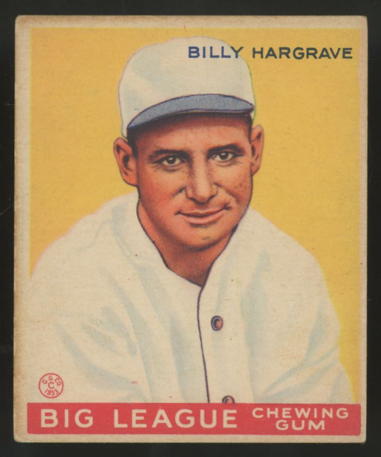 1933 Goudey Billy Hargrave #172 VG+