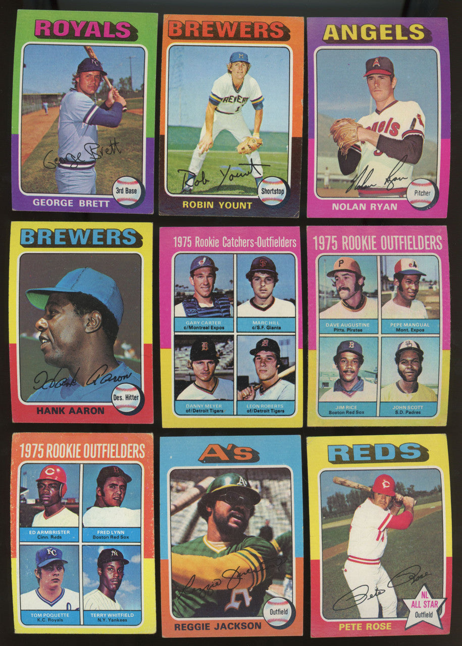 1975 Topps Baseball Complete Set (660) VG-EX Overall