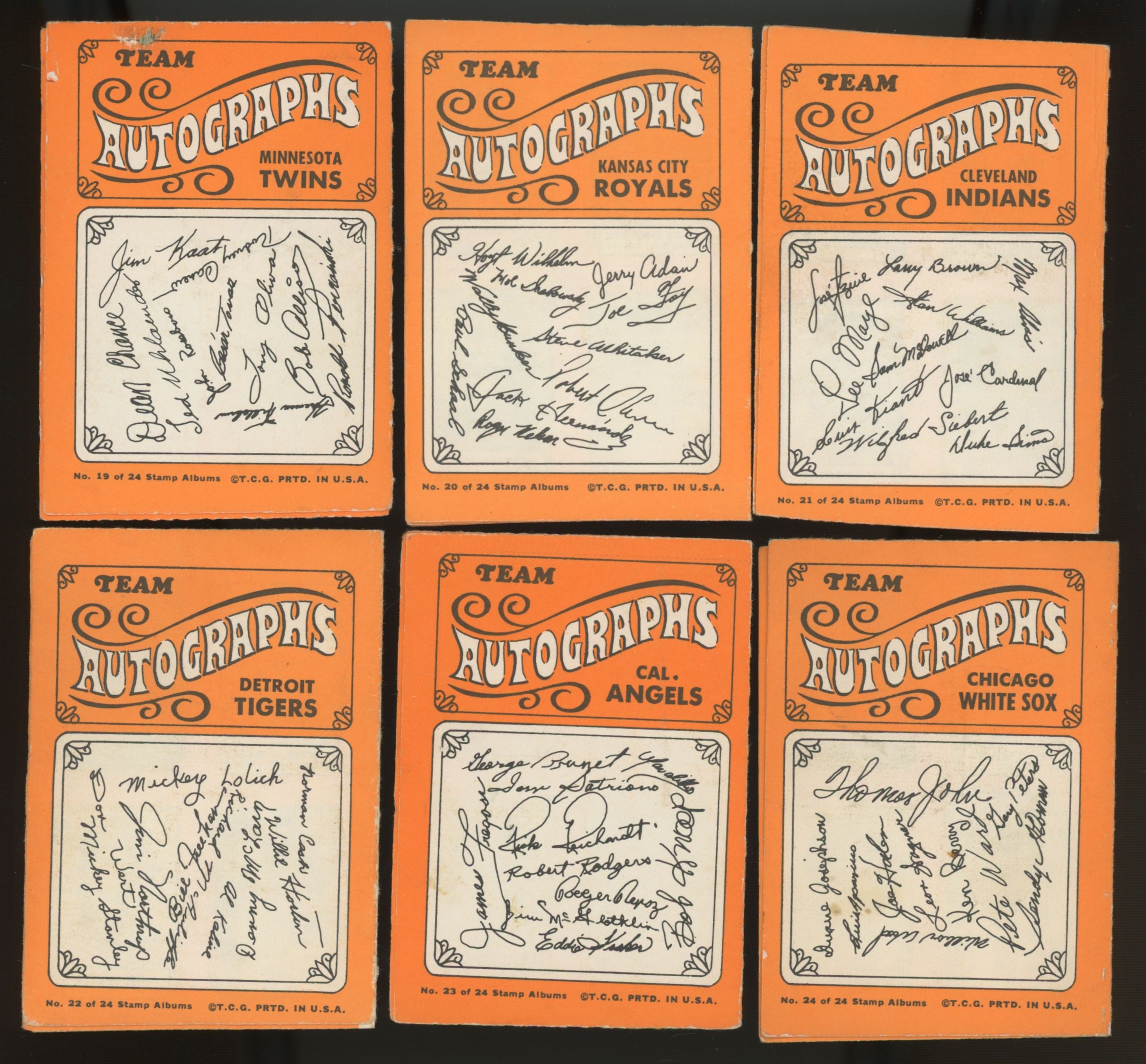 1969 Topps Baseball Stamp Album Complete Set w/ Wrapper (24) w/ Stamps VG/EX