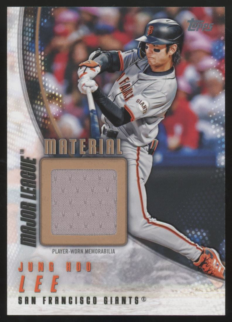 2025 Topps Series One Jung Hoo Lee Major League Gold Patch /50 #MLM-JL