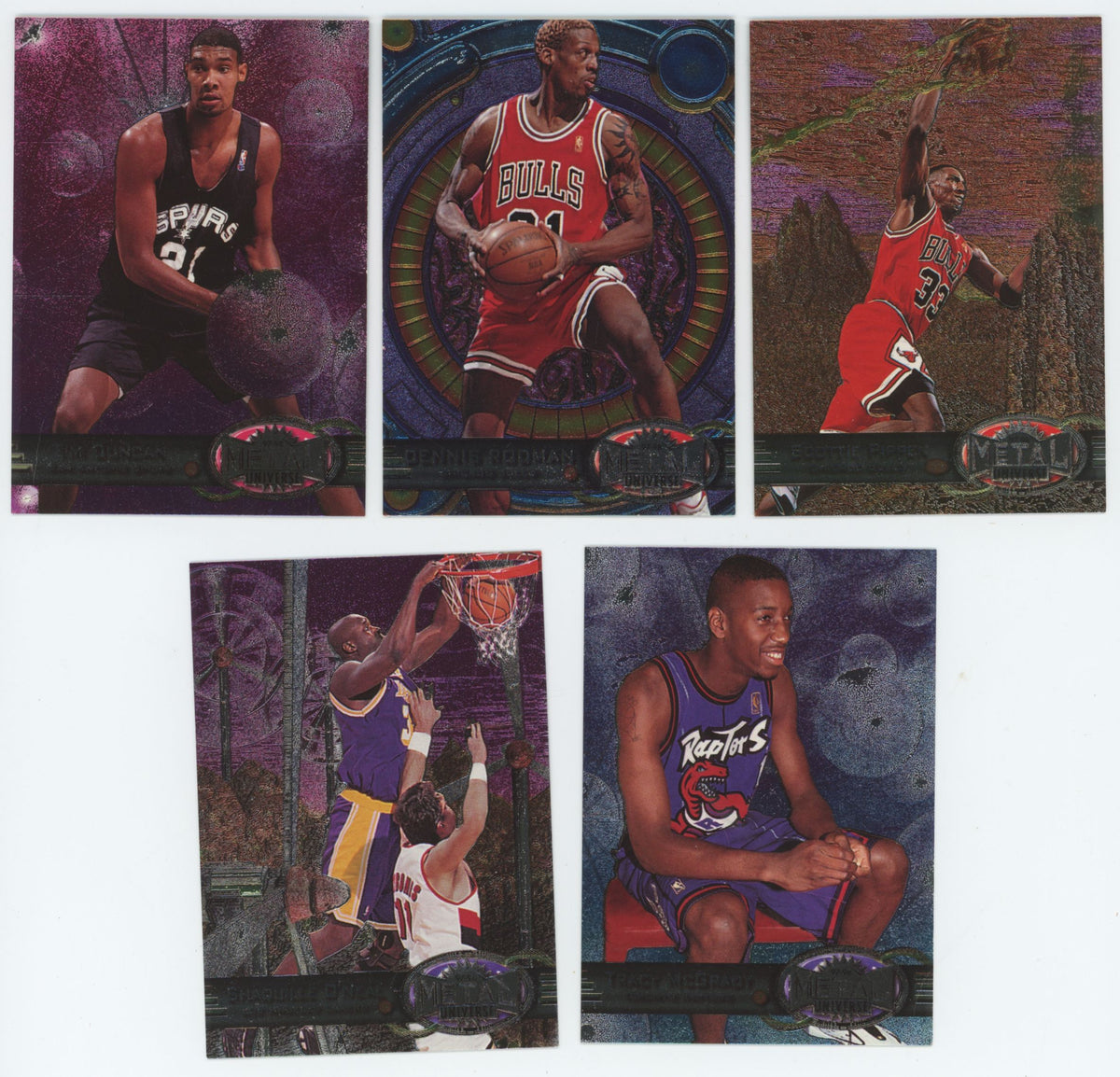 1997-98 Skybox Metal Universe Basketball Near Complete Set (120/125)NM-MT *Read*