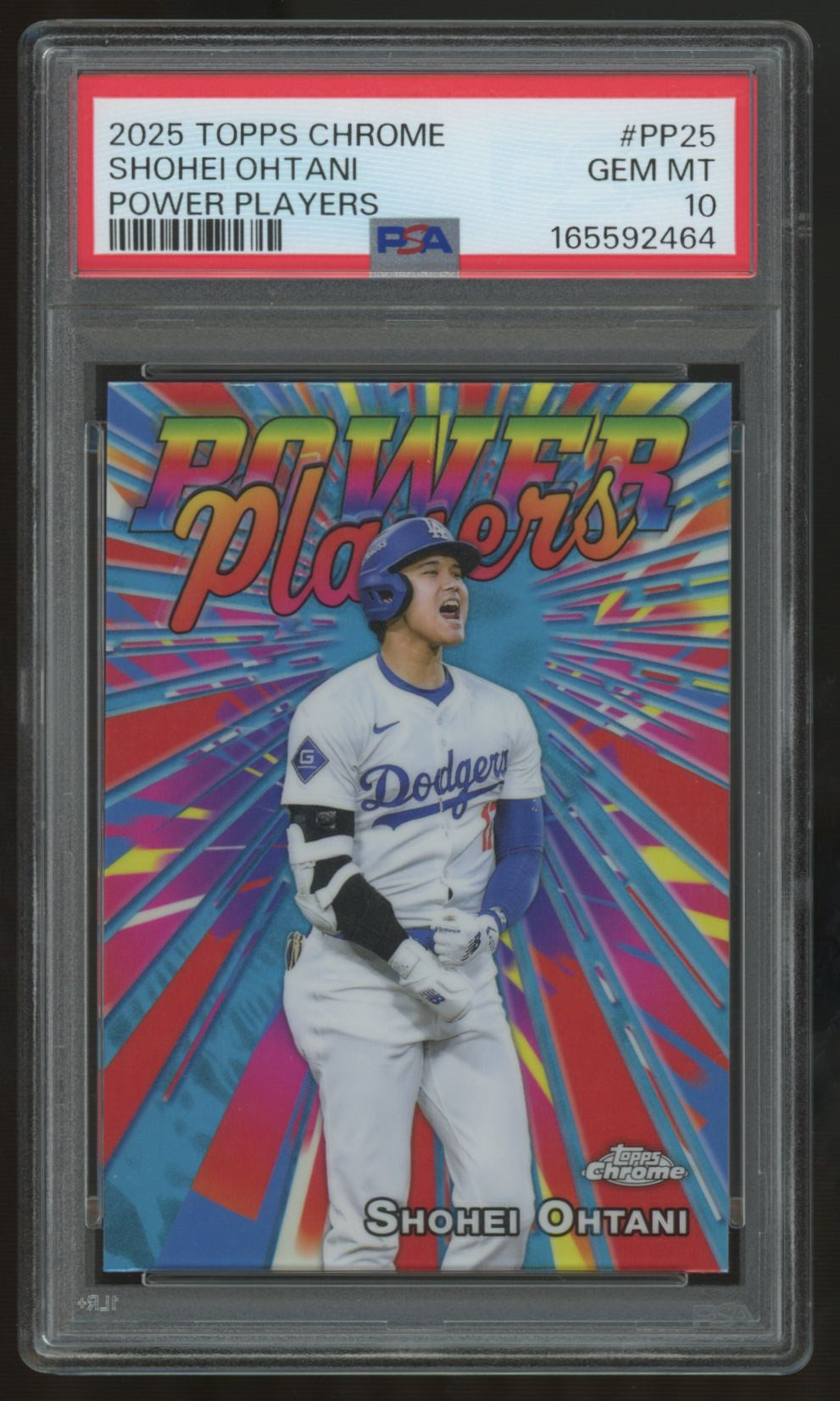 2025 Topps Chrome Shohei Ohtani Power Players #PP-25 PSA 10