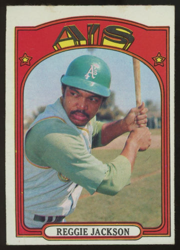 1972 Topps Reggie Jackson #435 VG (Crease)