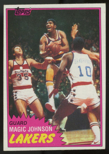 1981-82 Topps Magic Johnson #21 EX