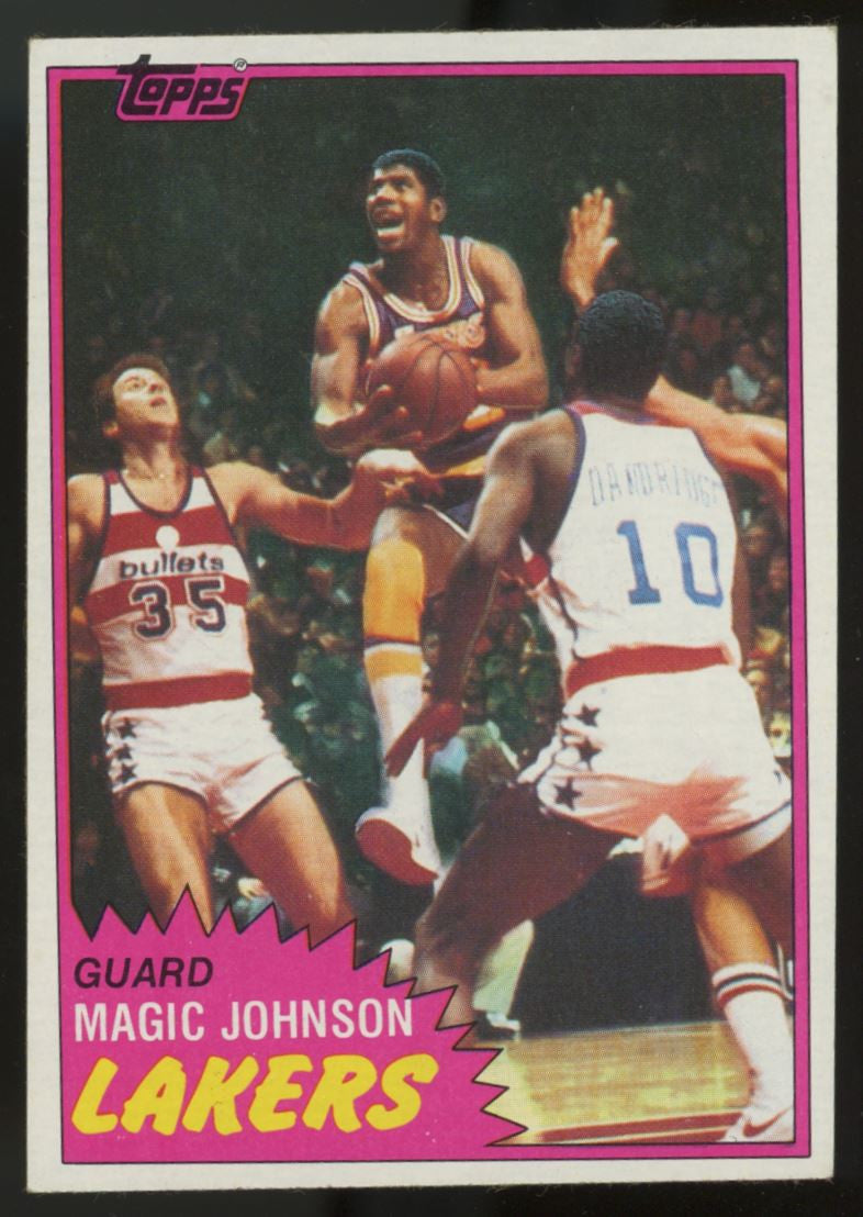 1981-82 Topps Magic Johnson #21 EX