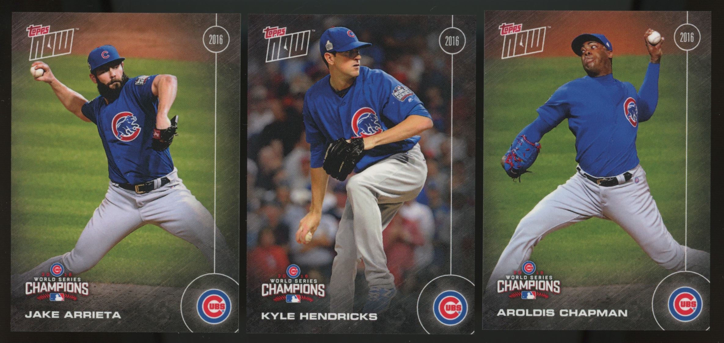2016 Topps Now Chicago Cubs World Series Champions Complete Set (15/15)