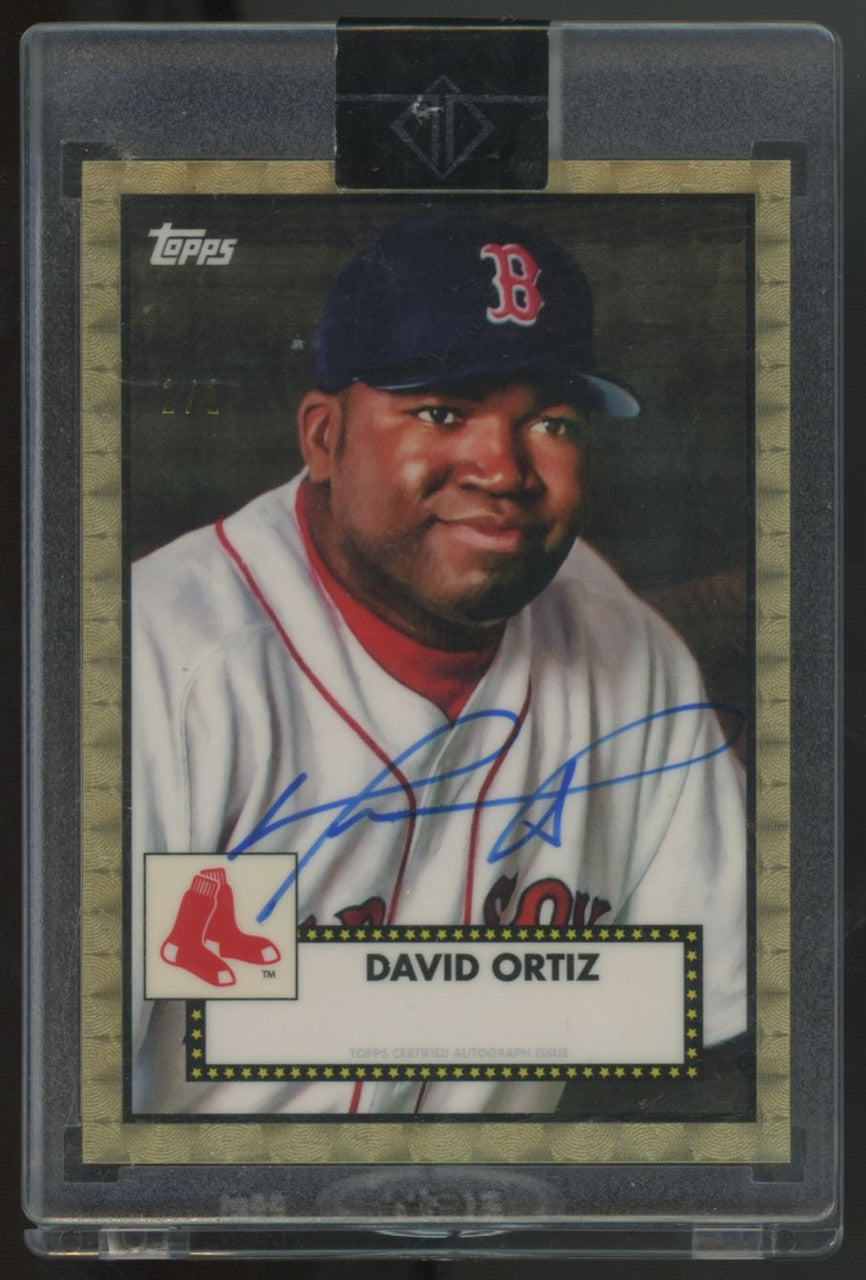 2018 Topps Transcendent David Ortiz 1952 Superfractor Auto 1/1 #52S-DO