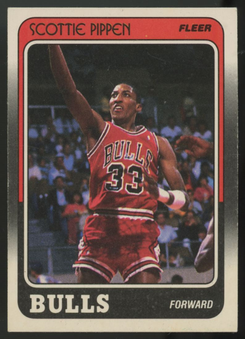 1988-89 Fleer Scottie Pippen RC #20 NM "E"