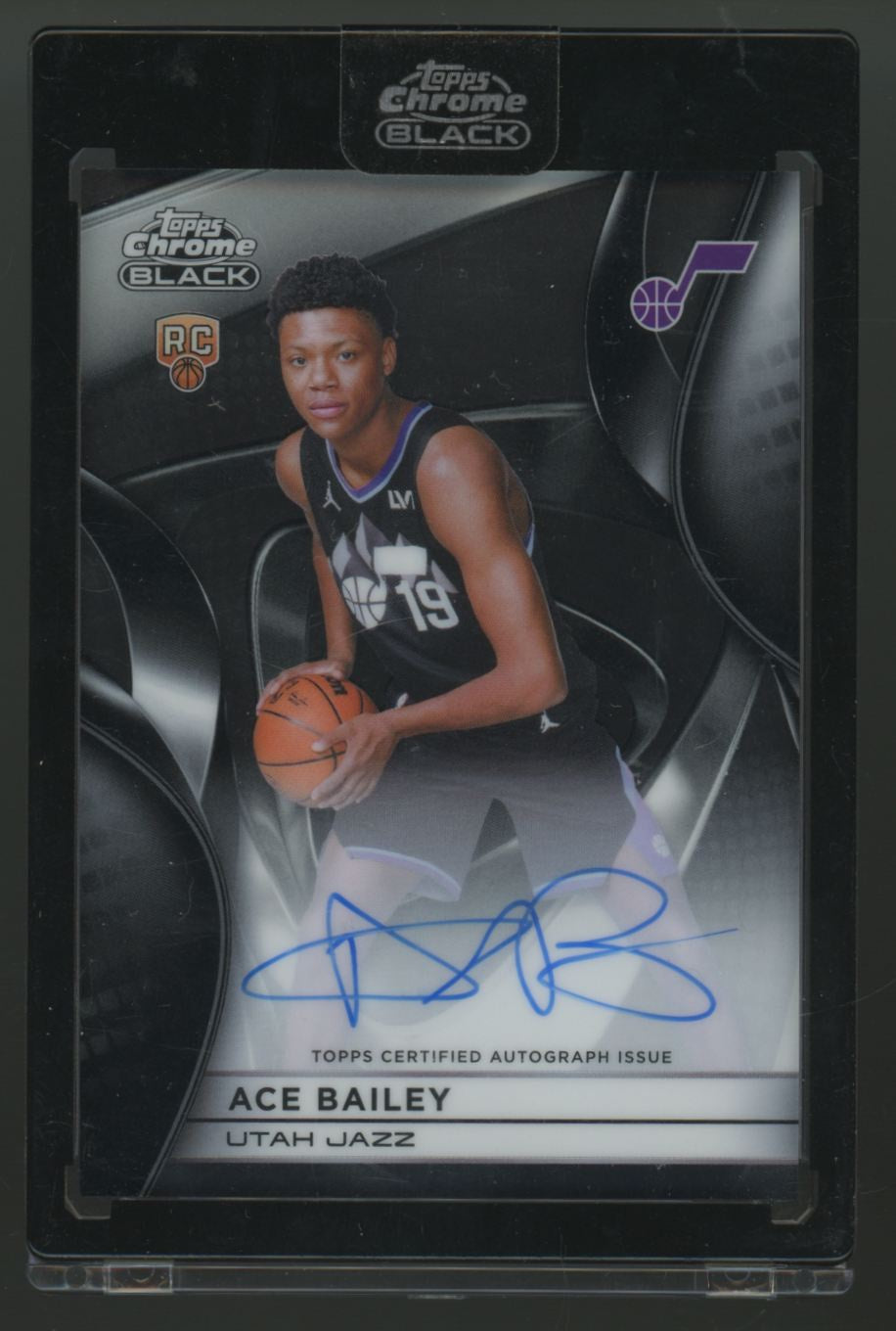 2025-26 Topps Chrome Black Ace Bailey RC Auto #RA-AB
