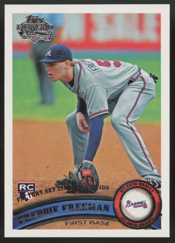 2011 Topps Freddie Freeman RC Diamond Anniversary Factory Set Limited Edition