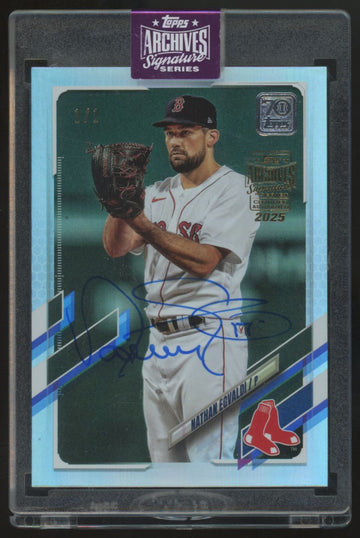 2025 Topps Archives Signature Series Nathan Eovaldi Auto 1/1 #623