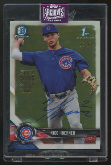 2025 Topps Archives Signature Series Nico Hoerner 1st Auto /60 #BDC-165