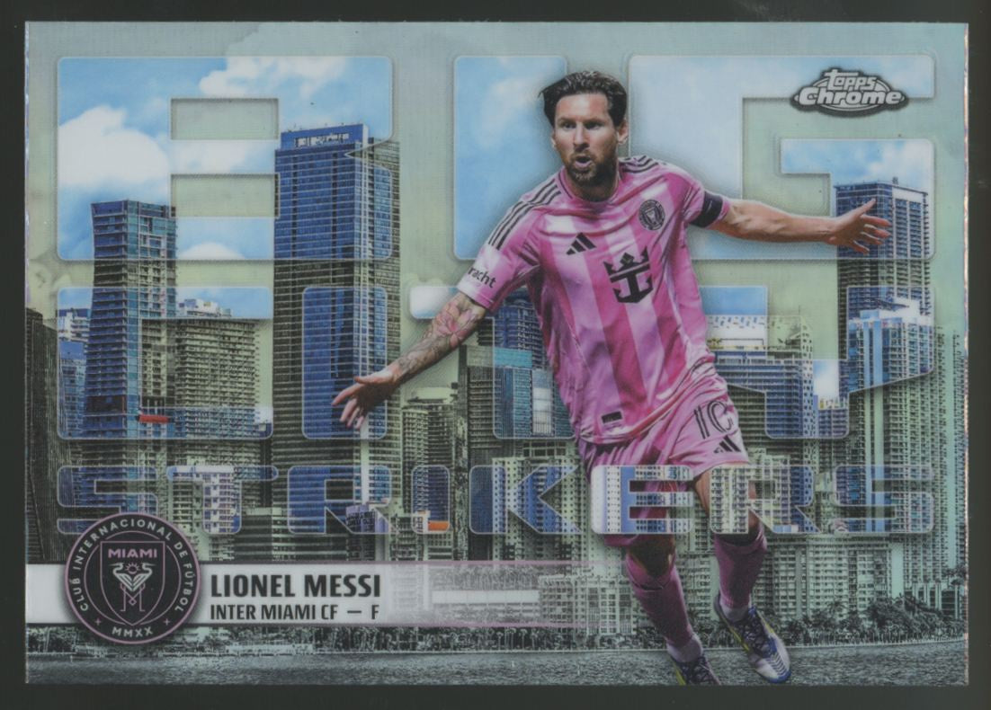 2025 Topps Chrome MLS Lionel Messi Big City Strikers #BCS-10