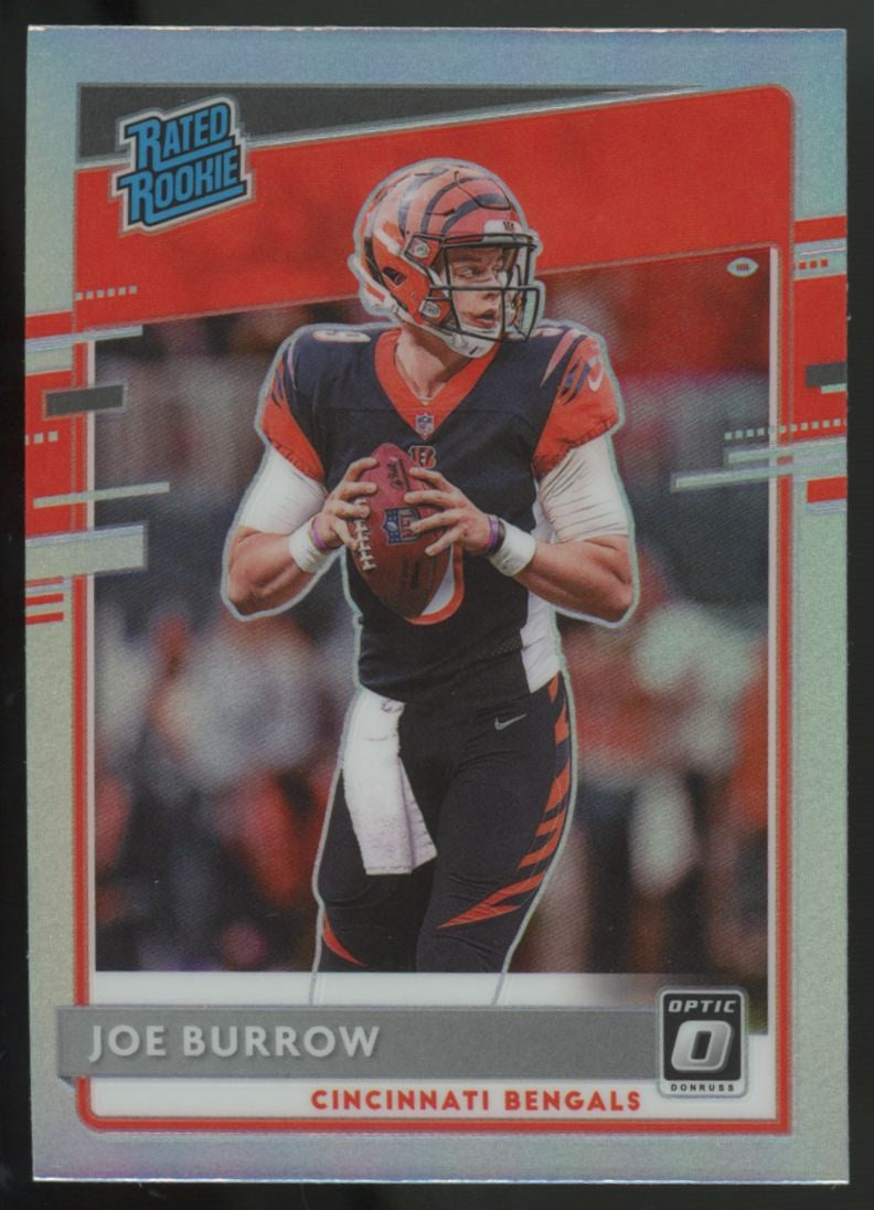 2020 Donruss Optic Joe Burrow RC Rated Rookie Holo Prizm #151
