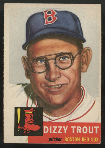1953 Topps Dizzy Trout #169 EX/MT
