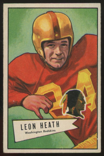1952 Bowman Small Leon Heath #91 VG