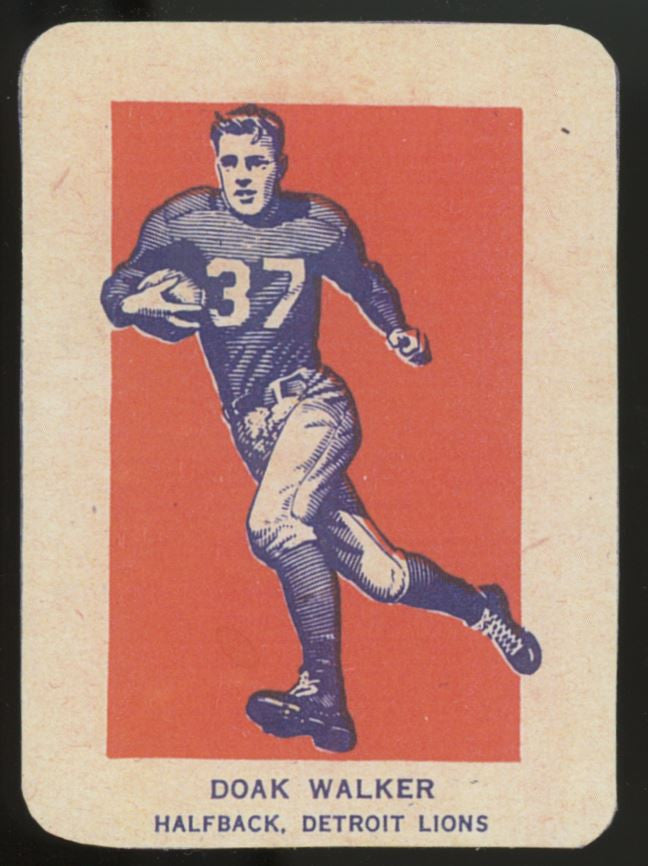 1952 Wheaties Doak Walker Action Hand Cut
