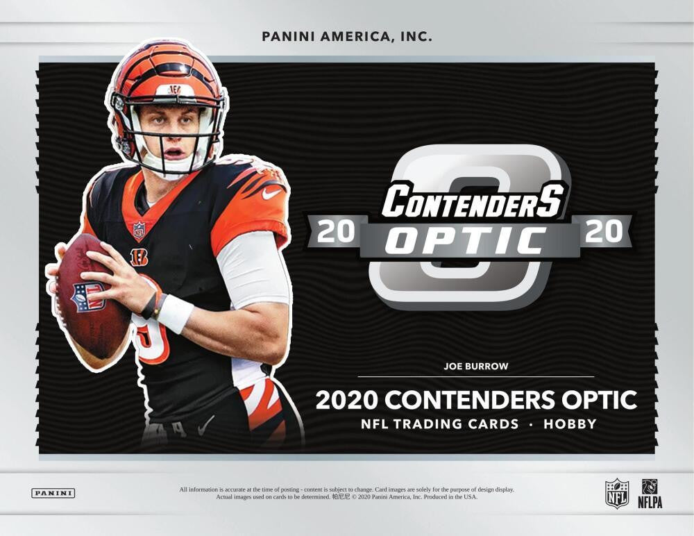 2020 Panini Contenders Optic Football Hobby Box Factory Sealed