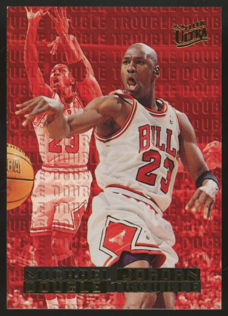 1995-96 Fleer Ultra Michael Jordan Double Trouble #3 "B"