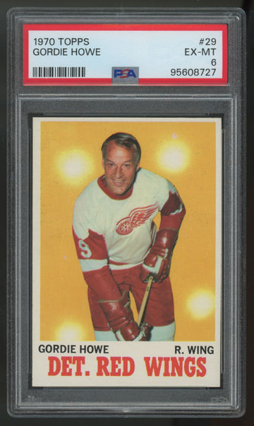 1970-71 Topps Gordie Howe #29 PSA 6
