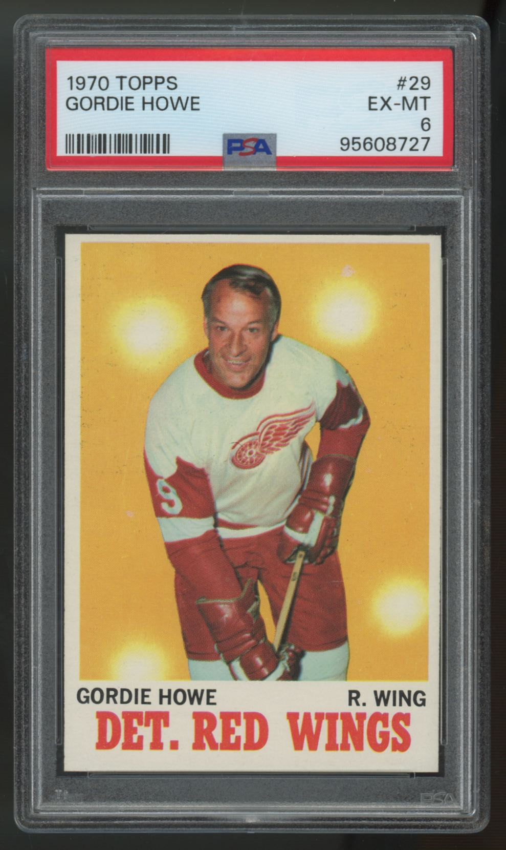 1970-71 Topps Gordie Howe #29 PSA 6