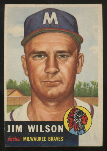 1953 Topps Jim Wilson #208 F/G