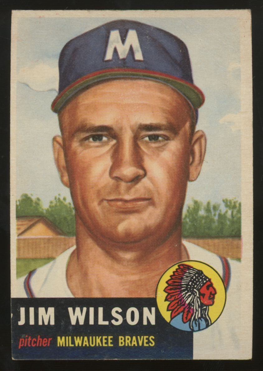 1953 Topps Jim Wilson #208 F/G