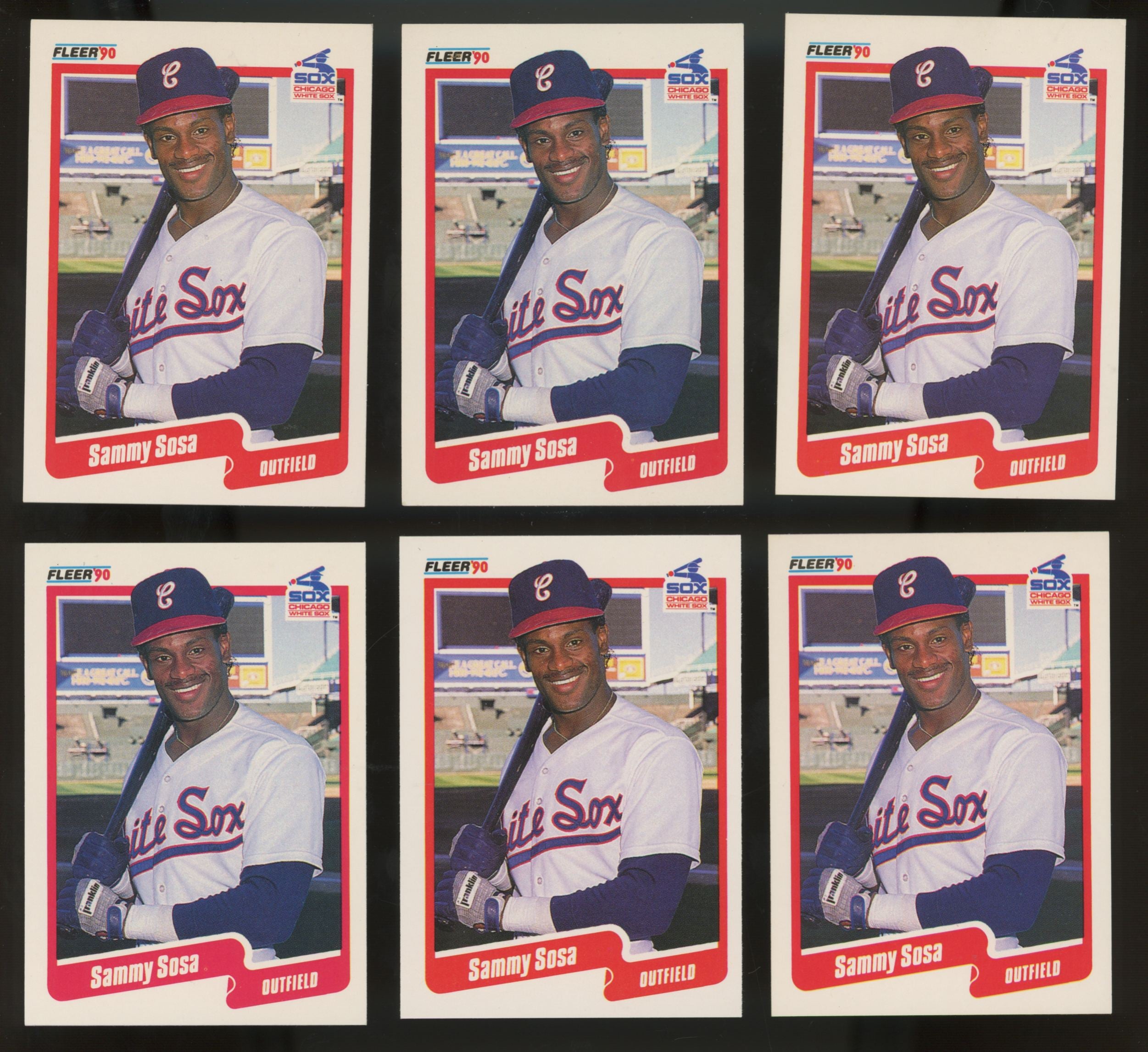 1990 Fleer Sammy Sosa RC #548 (Lot of 25)