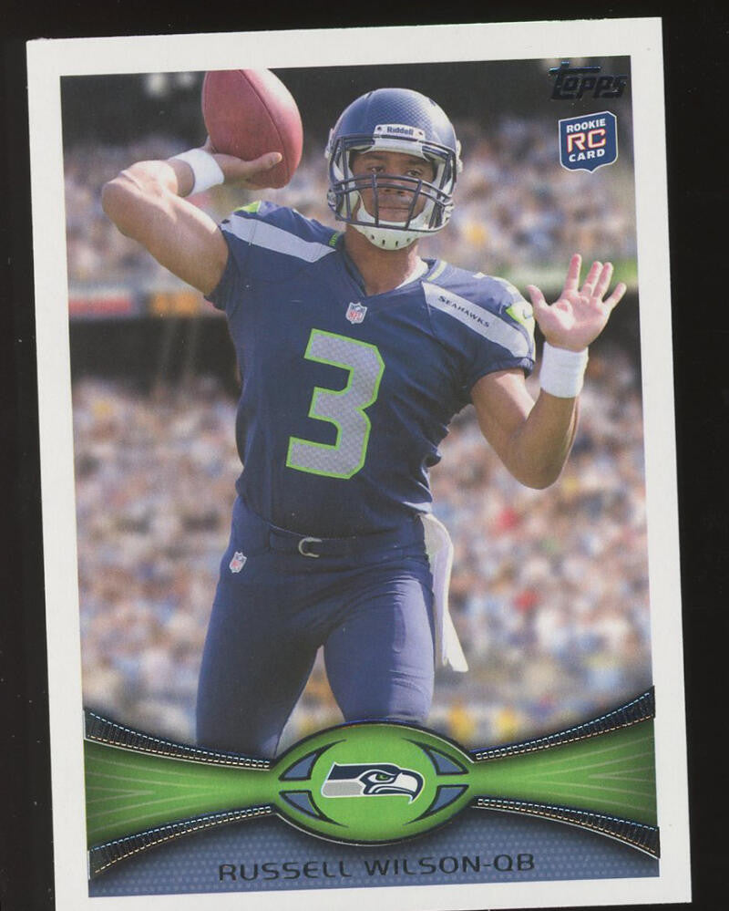 2012 Topps Flagship #165 Russell Wilson RC Rookie Seattle Seahawks Superstar QB