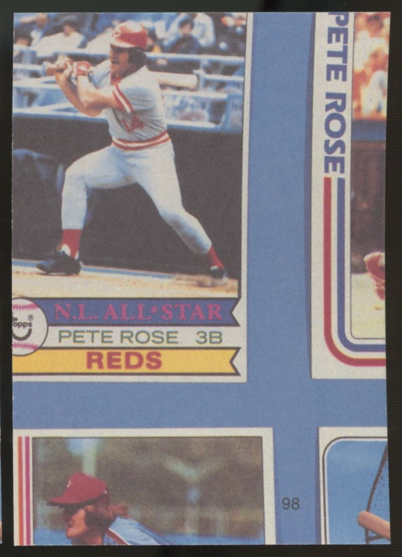 1985 Topps Renata Galasso Pete Rose Auto #98 "B"