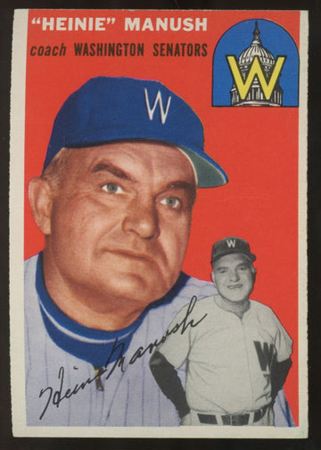1954 Topps Henry Heinie Manush #187 NM