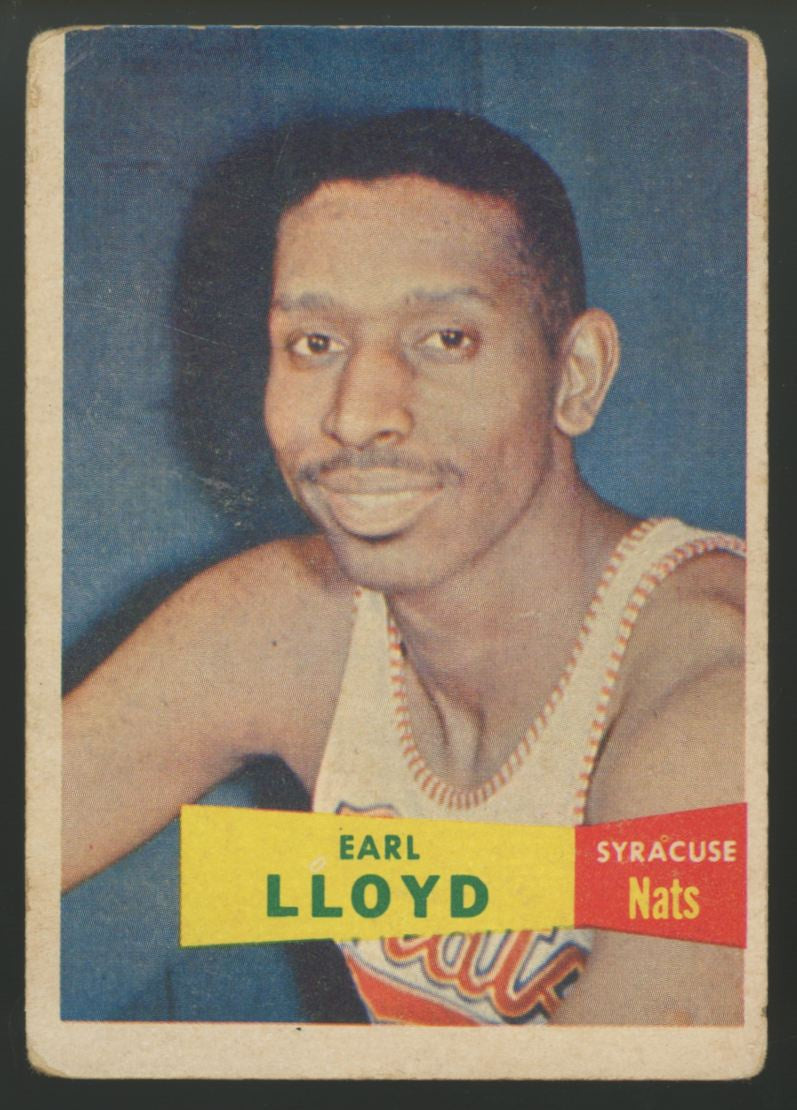 1957-58 Topps Earl Lloyd RC #54 Poor