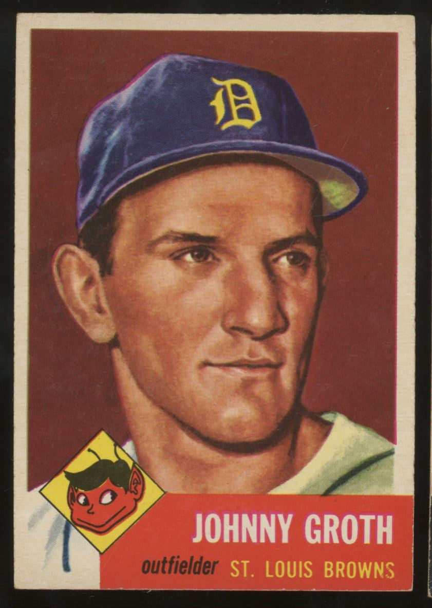 1953 Topps Johnny Groth #36 EX/MT