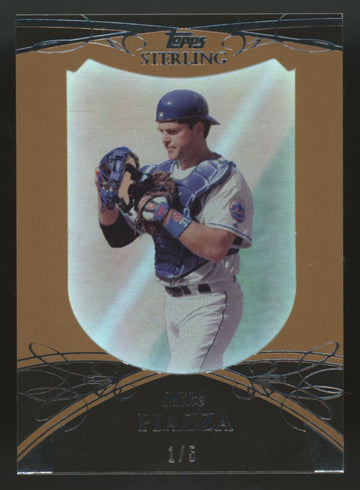 2010 Topps Sterling Mike Piazza Gold /5 #49