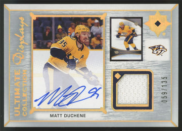 2022-23 UD Ultimate Collection Matt Duchene Displays Patch Auto /135 #UDA-MD