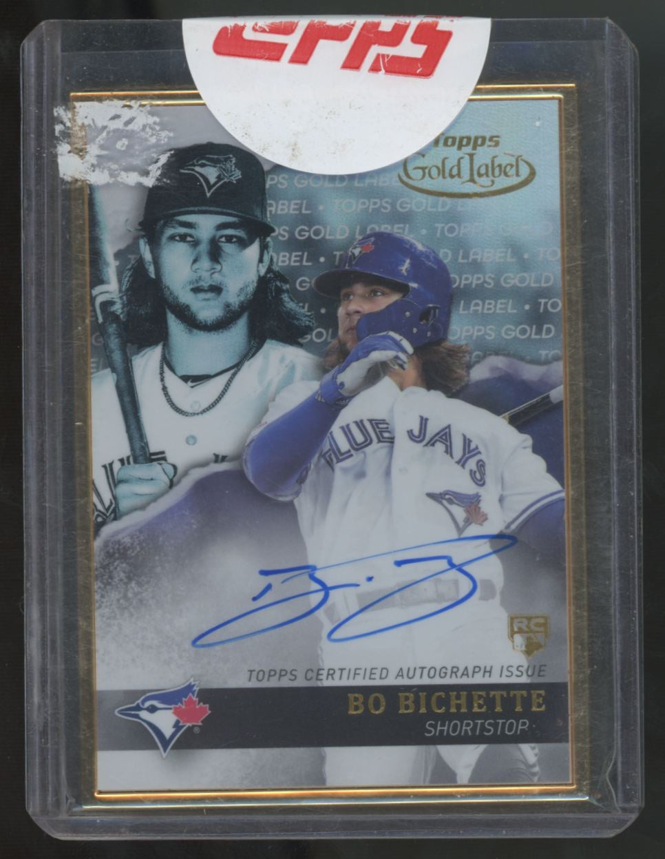 2020 Topps Gold Label Bo Bichette RC Framed Auto #GLA-BB