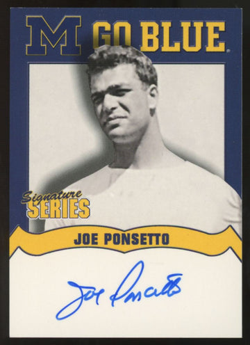2003 TK Legacy Signature Series Joe Ponsetto Auto #MGB53