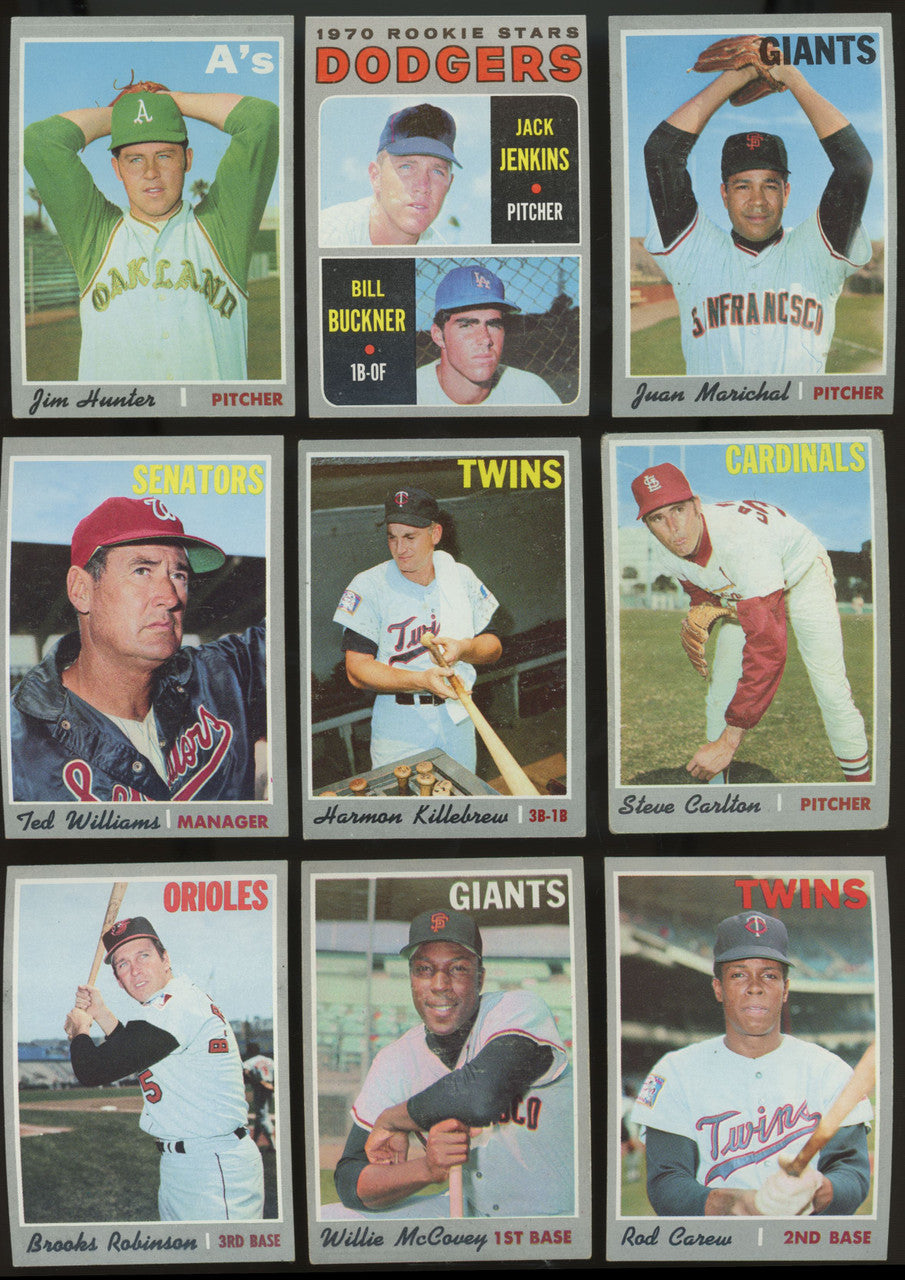 1970 Topps Baseball Complete Set (720) VG-EX Overall