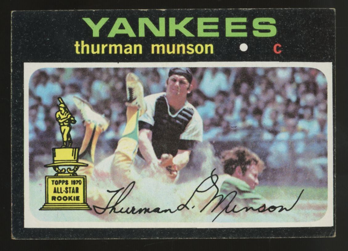 1971 Topps Thurman Munson #5 VG/EX "A"