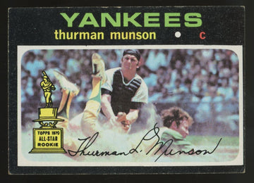 1971 Topps Thurman Munson #5 VG/EX "A"
