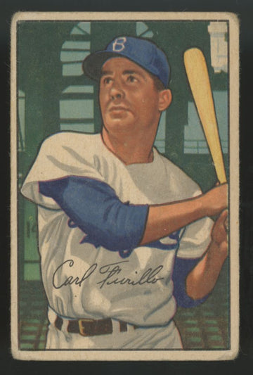 1952 Bowman Carl Furillo #24 F/G (Creases)