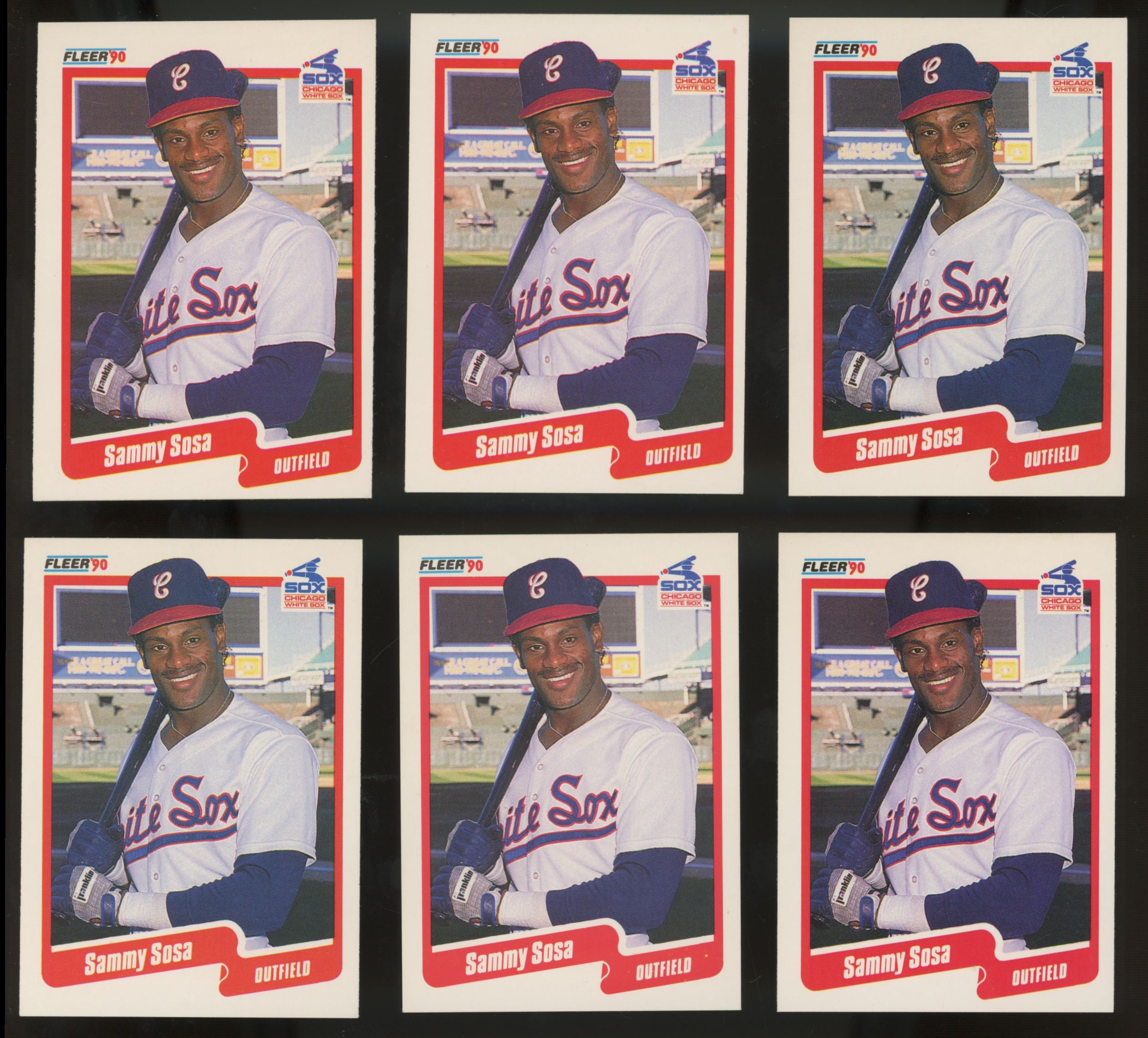 1990 Fleer Sammy Sosa RC #548 (Lot of 25)